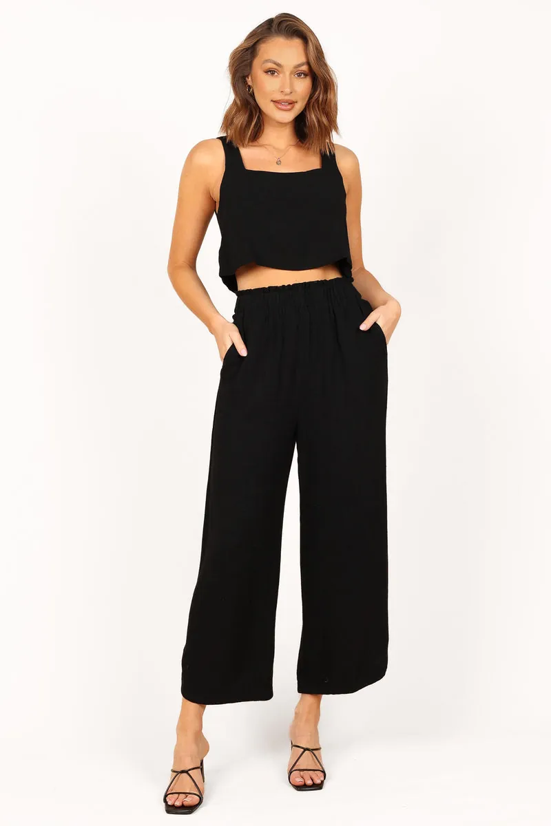 Calça Eleanor High Waisted Preto - foto 2