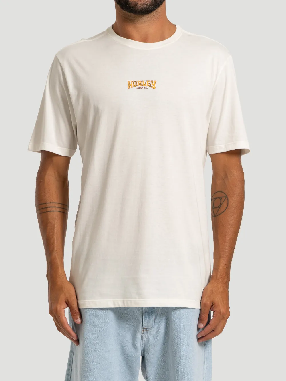 Camiseta Manga Curta Hurley Bells Off White - foto 1