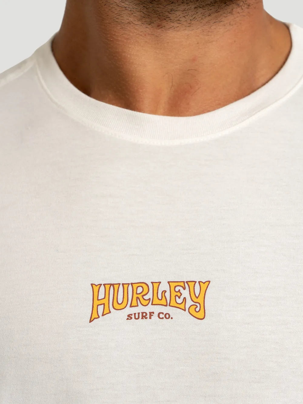 Camiseta Manga Curta Hurley Bells Off White - foto 4