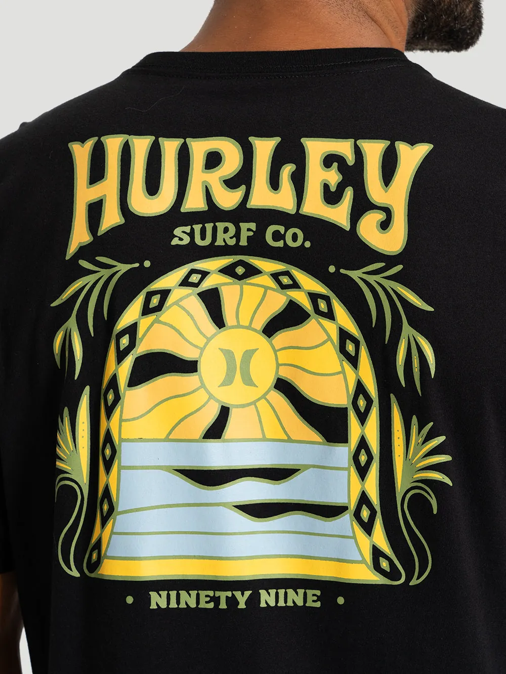 Camiseta Manga Curta Hurley Bells Preta - foto 3