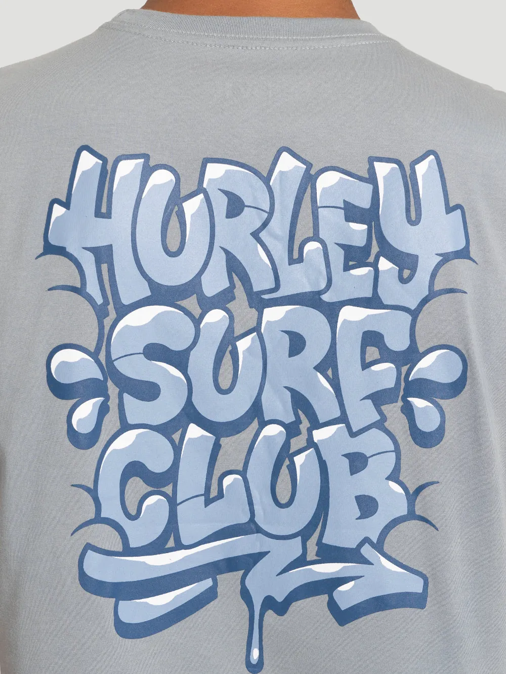 Camiseta Manga Curta Hurley Bombcloud Cinza - foto 3
