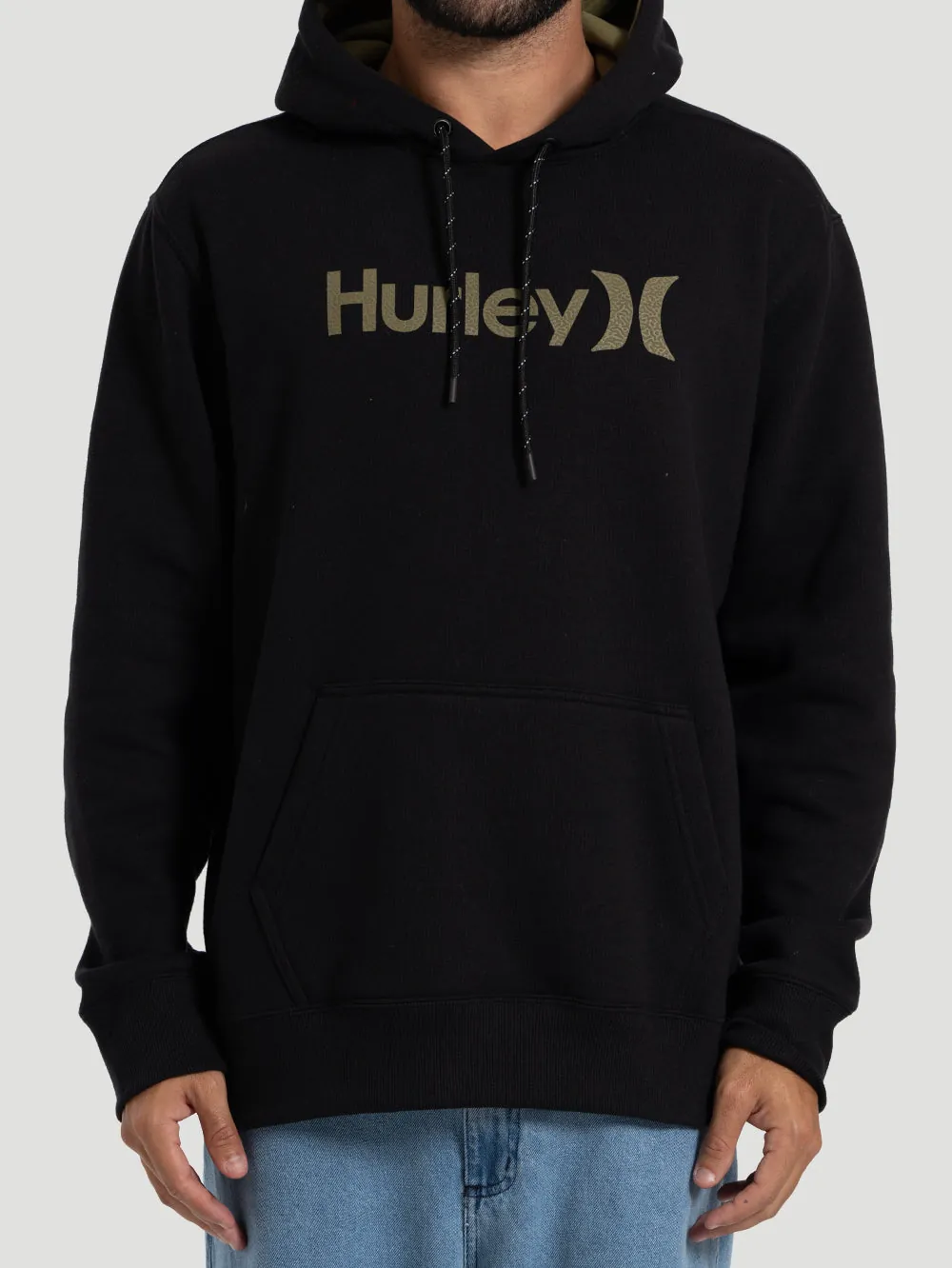 Moletom Canguru Preto Hurley One&Only - foto 1