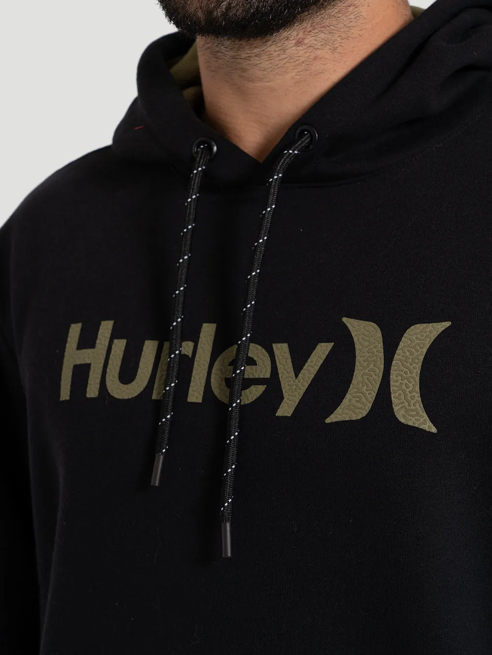 Moletom Canguru Preto Hurley One&Only - foto 3