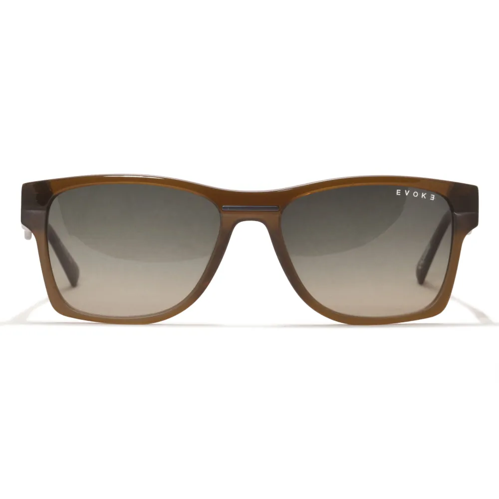 Óculos de Sol Evoke Evk Rx72S G02 Crystal Brown Green Gradient - foto 2