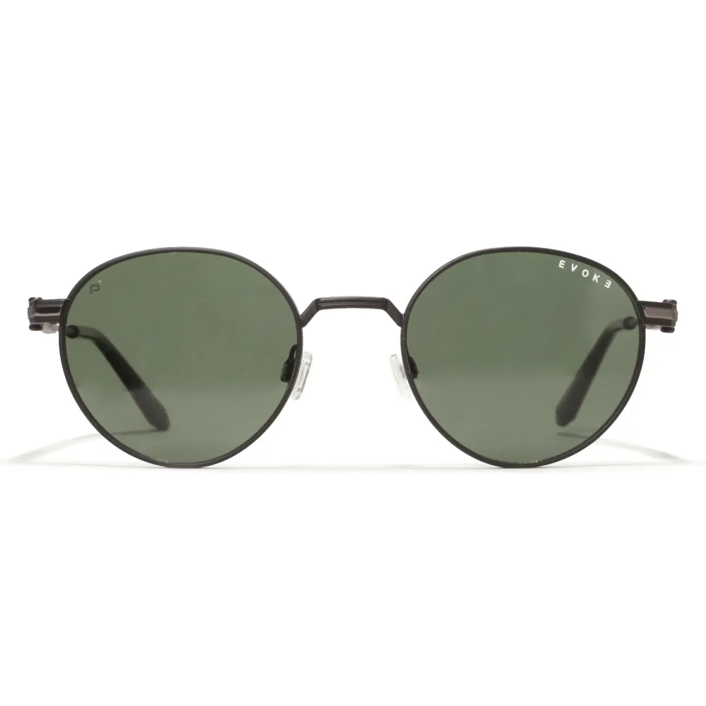 Óculos de Sol Evoke Shelby 05 09Bp Matte Black Green Polarized - foto 2