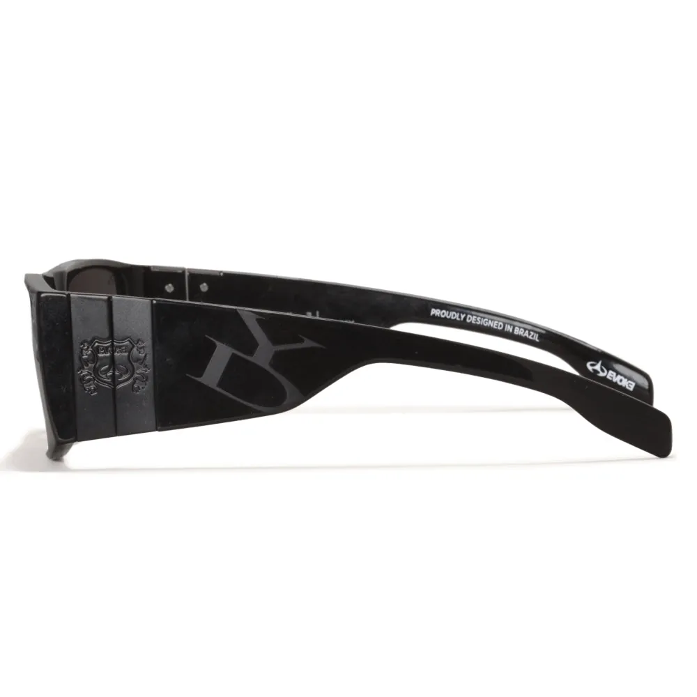 Óculos de Sol Evoke X Yago Dora Bomber YD01X Black Shine Black HD Filter - foto 3