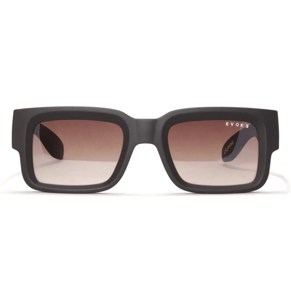Óculos de Sol Lodown A11 Black Matte Silver Brown Gradient - foto 3