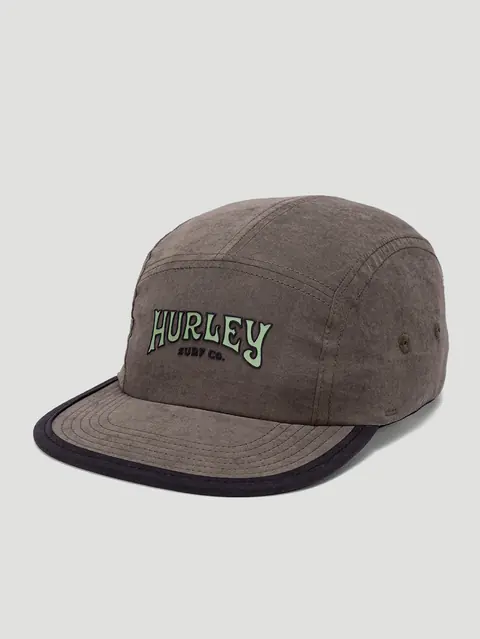 Boné Hurley Five Bells Aba Reta Verde Militar