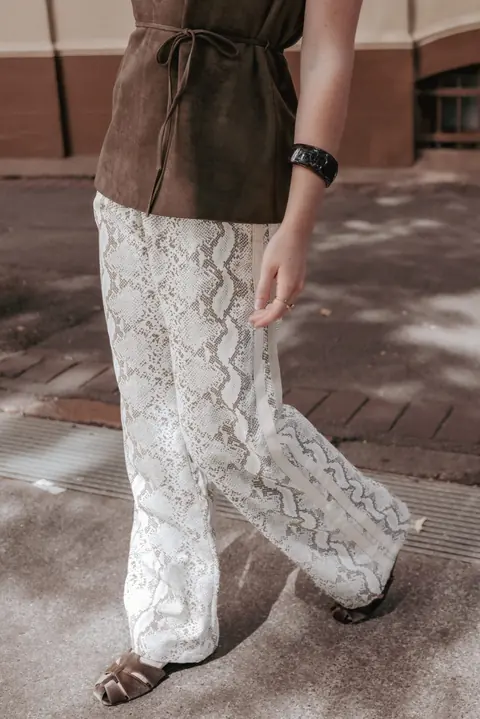 Calça Jeans Fletcher Racer Snake Estampado