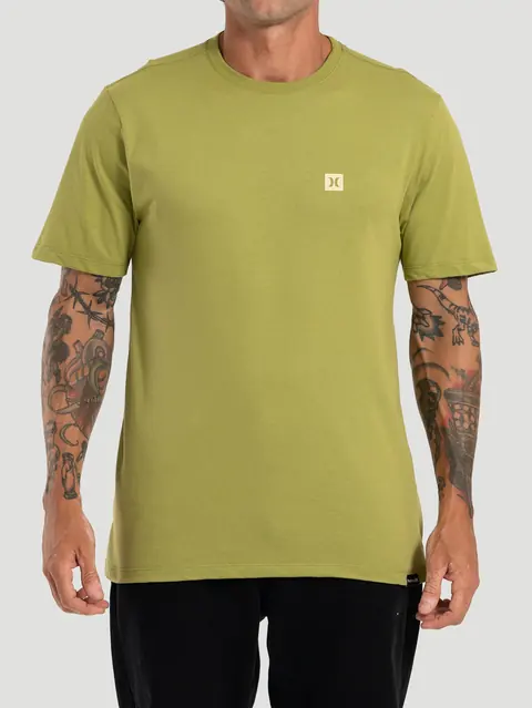 Camiseta Manga Curta Hurley Mini Icon Verde