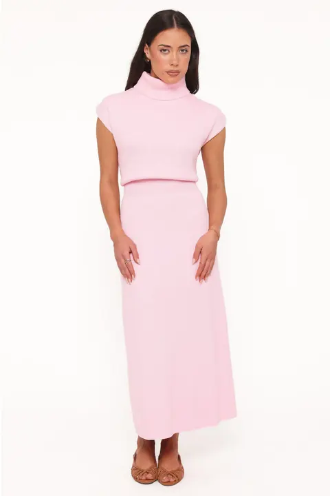 Vestido Midi Avalon Rosa
