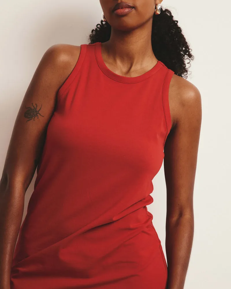 Vestido Cai High Neck Tank Ruby Vermelho - foto 3