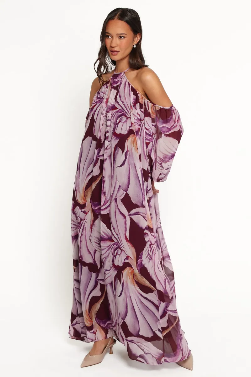 Vestido Longo Laiken Plum Floral - foto 2