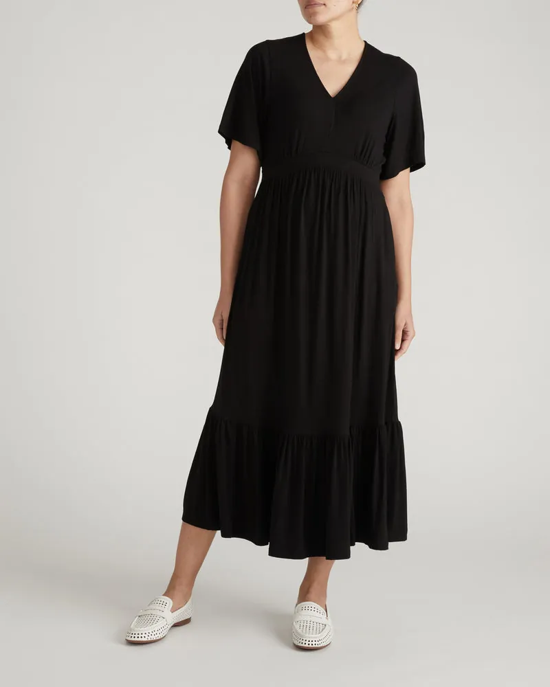 Vestido Ravello Liquid Jersey Preto - foto 3